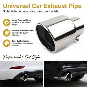 Tubo de Escape Trasero de Acero Inoxidable de Alta Calidad para Automóvil, Punta de Silenciador Compatible con <span class=keywords><strong>Mazda</strong></span> <span class=keywords><strong>3</strong></span> 2010-2013 - Product Image 1