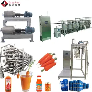Vendite calde di Alta Costo Perfomance Carota Macchine per la Lavorazione di Succo di Frutta Bevanda Linea di Produzione di Pasta di Impianto di Produzione