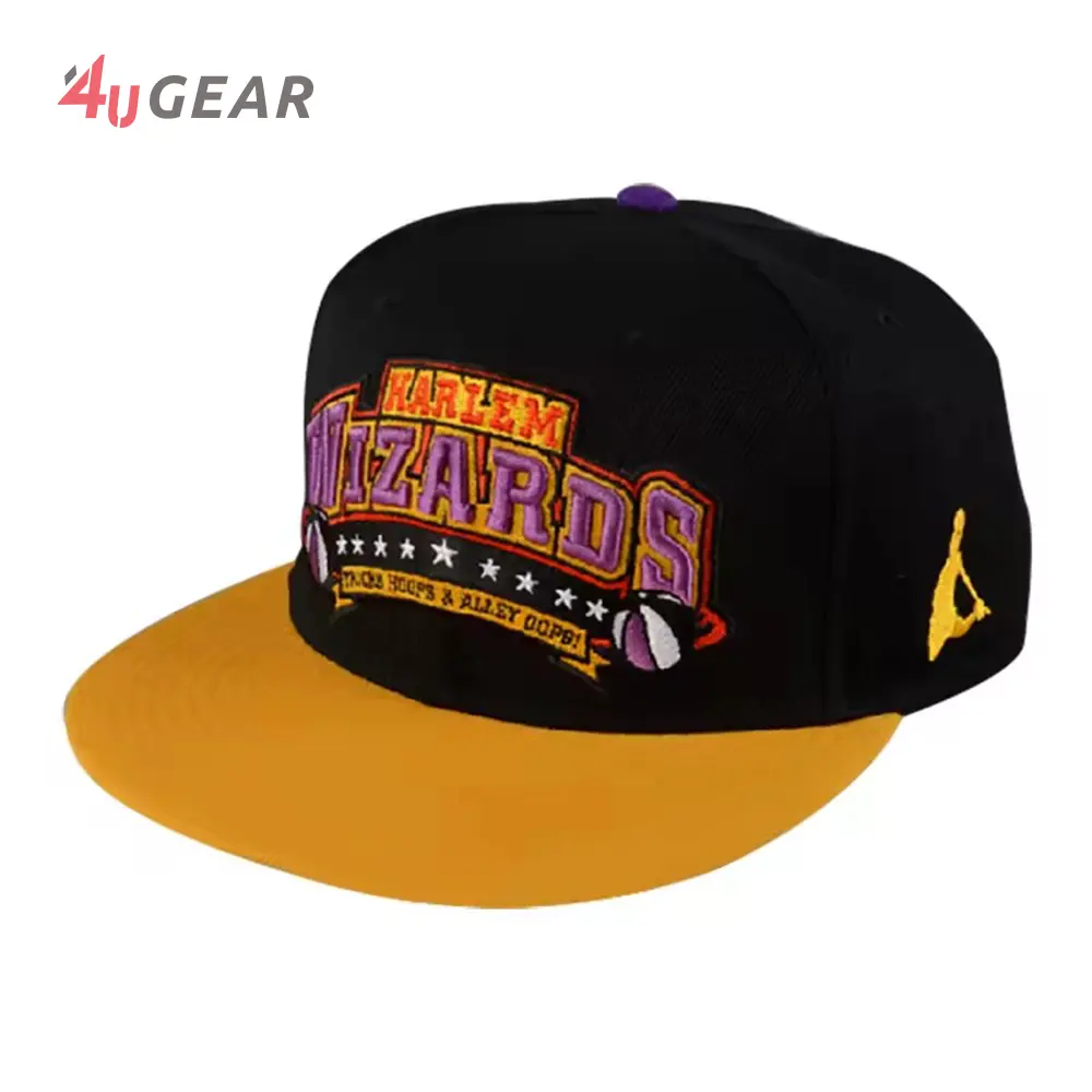 Wholesales New-Fashion Custom 3D Embroidery Logo Baseball Hats Snapback Caps