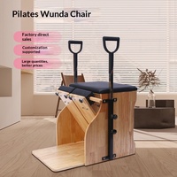 Chaise de Pilates Reformer pour l'amincissement, l'étirement et le remodelage corporel, équipement en bois massif, machine de fitness pour femmes, yoga