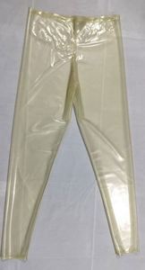 100% Gummi New <span class=keywords><strong>Latex</strong></span> 100% Cao Su Catsuit Trắng Gợi Cảm Jumpsuit Thời Trang Phối Màu Đua Xe Đồng Phục Legging Size XS-XXL - Product Image 2