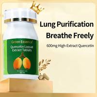 Complément de santé pulmonaire de marque propre : Complexe naturel de quercétine et de bromélaïne en comprimés pour fumeurs – Capsules, gélules molles et gommes OEM/ODM