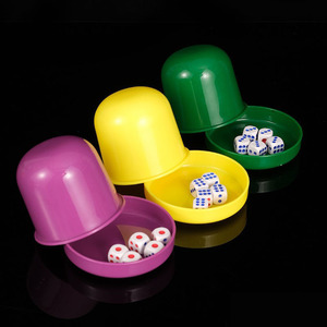 Base épaisse Die tasse <span class=keywords><strong>Table</strong></span> jeu jouet barre Ktv discothèque combinaison dés secouer tasses tamis ensemble dés tasse Shaker - Product Image 3