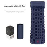 Matelas de camping gonflable double ultra léger en TPE et nylon imperméable pour la randonnée et les voyages