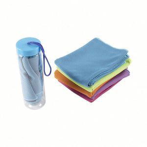 Toalla Deportiva Promocional con Serigrafía, Efecto Frío, Absorbente de Sudor, Sensación de Frescura, para Verano, con Diseño de Botella de Caramelo y Cuerda, para Exteriores - Product Image 4