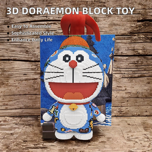 ของเล่นตัวต่อโดราเอมอน 3 มิติ ขนาดใหญ่ 70 ซม. ประกอบเอง ตัวต่อขนาดเล็ก เชื่อมต่อมุม ติดสติ๊กเกอร์ ของเล่นพลาสติกลายการ์ตูน ลดราคา - Product Image 2