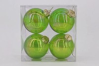 100mm boule en plastique Transparent ornement d'arbre de noël ornement en plastique souple boule pour animaux de compagnie 6cm/8cm/10cm