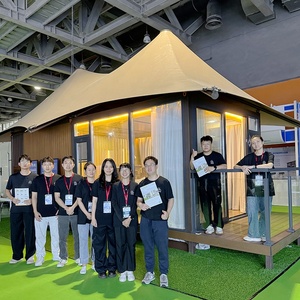 Tienda de Campaña Glamping de Lujo para Safari con Baño - Villa Prefabricada de PVDF y PVC para Resorts - Product Image 1