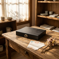 Boîte cadeau magnétique de luxe en carton ondulé écologique, style tiroir, avec plateau coulissant, finition mate, pour l'emballage de montres et de bijoux