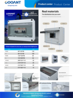 Caja Eléctrica de Montaje en Panel HT de 15 Vías, Plástico ABS, Exterior, IP65, Impermeable, a Prueba de Polvo, 200A, 220V, Distribución de Energía