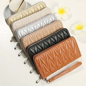 Hot Selling Wallet Long Zipper <b>Large</b> Capacity Mobile <b>Bag</b> PU Soft Leather <b>Change</b> Phone <b>Bag</b> Handbag - Product Image 5
