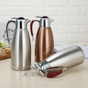 Cafetière en acier inoxydable Migao 304 à double paroi isolée sous vide pour usage domestique - Product Image 1