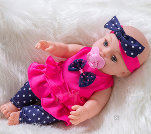 Poupée <span class=keywords><strong>en</strong></span> caoutchouc souple pour bébé, 12 pouces, blanche, à habiller, cadeau pour fille - Product Image 2