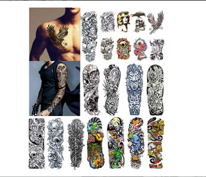 Tatuajes Temporales para hombres y mujeres, Mangas de tatuaje de brazo completo y medio brazo - Product Image 1