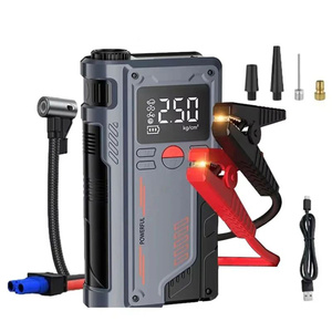 Démarreur de batterie avec pompe à air, utilisé pour les véhicules, 150 psi, gonfleur de pneus numérique sans fil multifonctionnel portable - Product Image 1