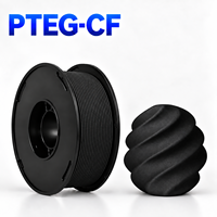 Filamen Serat Karbon PETG Becreative 1.75mm untuk Printer 3D 1kg/Roll Presisi Tinggi 0.02mm 230-260 FDM Printer 3D Moulding