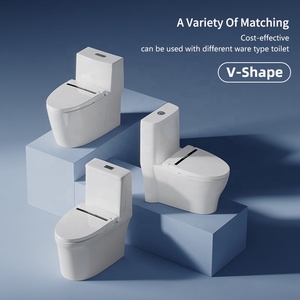 U Hình Dạng Siêu Mỏng Thông Minh Nhà Vệ Sinh Ghế Cao Cấp Phiên Bản Tự Động Rửa Bìa Nắp Thông Minh Nước Nóng Nhà Vệ Sinh Chỗ Ngồi Với Từ Xa - Product Image 3