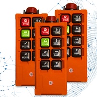 Télécommande industrielle DEKE F21-E1B avec 2 émetteurs et 1 récepteur, code roulant/fixe/apprentissage, portée jusqu'à 300 m
