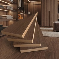 Panneaux MDF 18 mm très demandés, mélaminés des deux côtés, 6 mm, 15 mm, 18 mm, 4x8/4x9 pieds, MDF mélaminé pour la fabrication de portes d'armoires