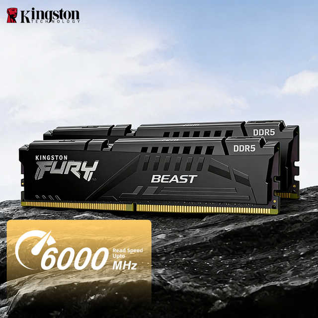 Factory Wholesale for Beast DDR5 Fruy Beast 6000/16X2 C30 REG ECC Gaming RAM Stock for Desktop PC