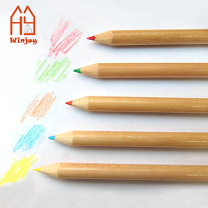 Ensemble de 6 crayons de couleur personnalisés <span class=keywords><strong>pour</strong></span> croquis en tube de <span class=keywords><strong>papier</strong></span> kraft en bois mini crayons de <span class=keywords><strong>dessin</strong></span> <span class=keywords><strong>pour</strong></span> enfants <span class=keywords><strong>pour</strong></span> la publicité - Product Image 5
