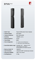 Sistema de Sonido Activo AT Sound con Altavoz de Columna Potente y Subwoofer para Bodas, Fiestas y Proyectos