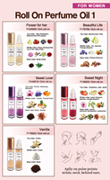 Parfum Roll-on Personnalisé 10ml aux Notes Fruitées, Florales, Oud, Vanille, Jasmin, Musc, Ambre et Boisées – Huile Aromatique Texturée