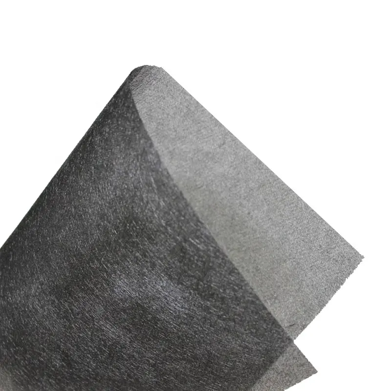 Grosir warna hitam fiberglass langit-langit kerudung untuk kaca wol/rock wol, serat kaca frp permukaan tisu mat