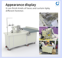 Machine à coudre multi-aiguilles pour la confection de rideaux, avec bande transporteuse et équipement automatique pour la fabrication de rideaux