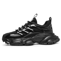 Chaussures de sport décontractées de haute qualité, à semelle épaisse, rehaussantes, légères, luxueuses et tendance