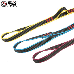 Cuerda de yoga Vouix de 180 cm, correa plana duradera de color amarillo para entrenamiento de flexibilidad - Product Image 4