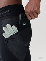 Shorts de sport de compression pour hommes personnalisés, shorts de course à séchage rapide avec poches