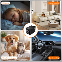 Mini Cámara WiFi con Audio y Video en Vivo, Aplicación para Celular, Grabación Inalámbrica 1080P HD con Visión Nocturna