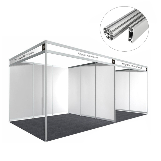 Aluminum Alloy Exhibition Booth System Structure Profiles, Modular Trade Show Display Frame OEM Manufacturer