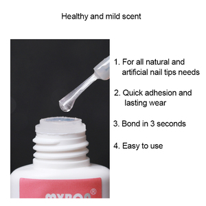 <span class=keywords><strong>Colle</strong></span> Gel Super Forte pour Faux <span class=keywords><strong>Ongles</strong></span> en Acrylique 7ml Personnalisable, Mini Tube de 7g pour Pose d'<span class=keywords><strong>Ongles</strong></span> - Product Image 3