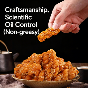 Huanglaowu Snacks de grano envasados, de masa retorcida saborizada con sésamo, fritos, para pedidos al por mayor - Product Image 2