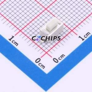 TS04-TBW1FH5.0 Tactile Switch SMD,6x3.5mm Switch Single Pole Single Throw Rectangle Button 2.5N Vertical Mount - Product Image 1