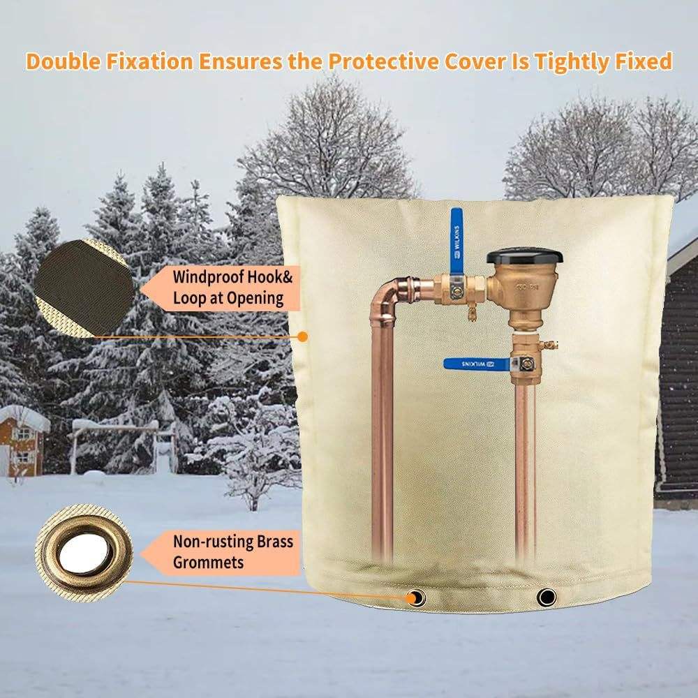 Beige Oxford cloth 600D five-layer thermal insulation cover