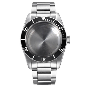 Piezas de Reloj, Caja de Reloj de 41 mm, Bisel de Aluminio, Correa de Acero Inoxidable, Compatible con ETA 2836/2824, Miyota <span class=keywords><strong>Serie</strong></span> 82, Movimiento NH35 - Product Image 3