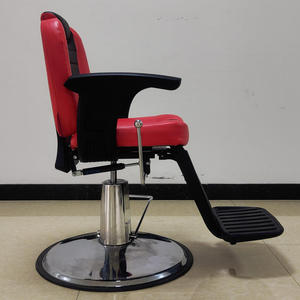 Chaise de barbier classique, économique, à base métallique réversible, couleur personnalisable, pour salon de coiffure - Product Image 4