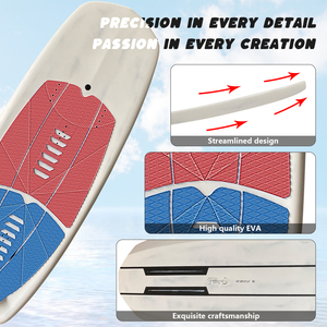 Tabla de Fibra de Carbono Personalizada OEM para Deportes Acuáticos, Paddleboarding, Kiteboarding, Jumping Foil y Surf en Agua Salada, Bolsa Incluida - Product Image 4