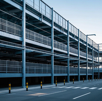 Estacionamiento de Gran Escala, Ecológico y Económico, de Producción en Masa, con Estructura de Acero Inoxidable de Múltiples Pisos, Grado Q235B/Q345B