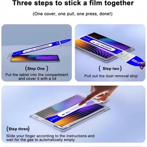 ฟิล์มกระจกนิรภัยแบบ 2.5D HD พร้อมชุดอุปกรณ์ติดตั้งอัตโนมัติสำหรับ Samsung Galaxy <span class=keywords><strong>Tab</strong></span> S11 S10 S9 FE Plus S8 A11 A8 A9 - Product Image 5