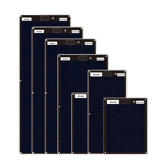 High Quality Black Solar Panel Black 55 Watt 12 Volt Off Grid Portable Monocrystalline Solar Panel for RV Marine Boat