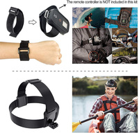 Kit d'accessoires pour caméra de sport, pour Gopro Hero 10 9 8 7 6 5 4 3 + 3 Max, Action, 4K, argent, noir