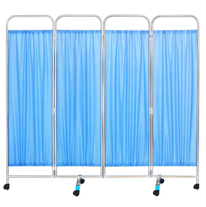 ฉากกั้นเตียงพับได้ 4 ตอน หลายสี สำหรับ<span class=keywords><strong>ห้อง</strong></span>พักผู้ป่วย/ฉากกั้นเตียงโรงพยาบาล/ฉากกั้นข้างเตียงผู้ป่วย - Product Image 1