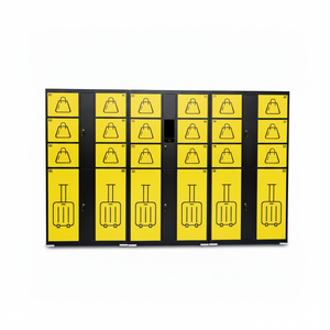Casier à bagages électronique intelligent en métal pour gares ferroviaires et hubs de métro avec compartiments personnalisés et impression de logo - Product Image 3