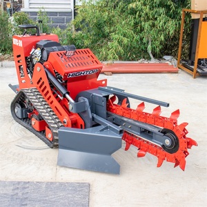 Htc-24 750mm Trenching Depth Agricultural Trencher <b>Machine</b> <b>Walk</b>-behind Tracked Chain - Product Image 5
