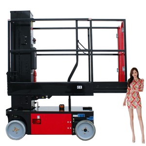 Plate-forme de levage de mât vertical de système de diagnostic de défaut de 10-50ft simple - Product Image 3