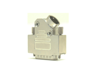 Connecteur D Sub 15 broches mâle droit Db15 femelle 45 degrés capot métallique